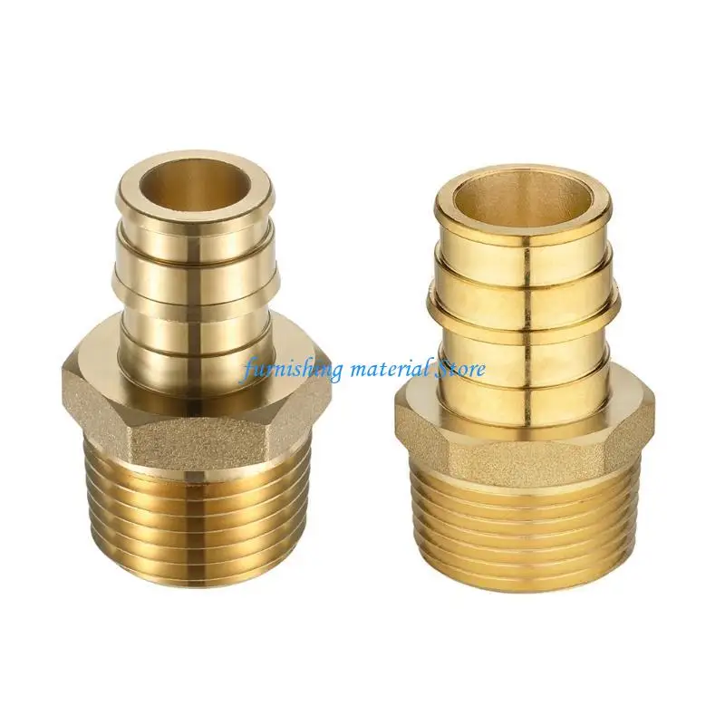 Y5GD High Performances Sturdy Brass Expansion Adapter Male NPT for Daily Casual Use Pipe Connection Home Renovations