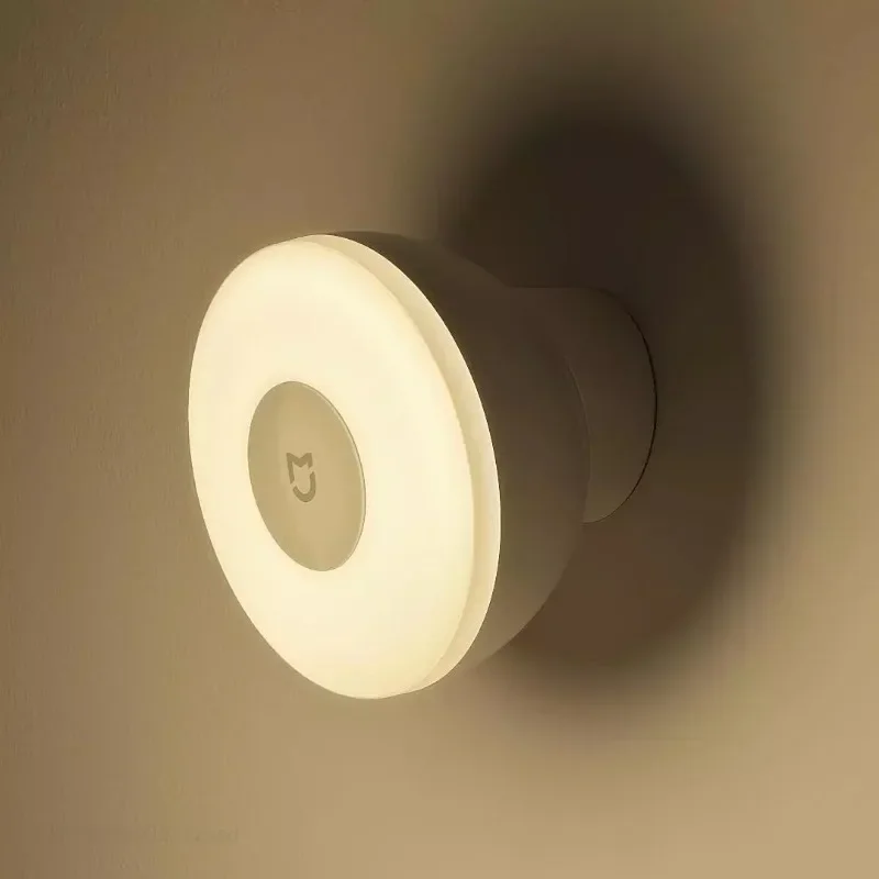 Imagem -02 - Xiaomi-mijia Smart Led Night Light Lâmpada Magnética de Atração Noturna Luzes Indutivas Infravermelhas Ajustáveis 360 Graus