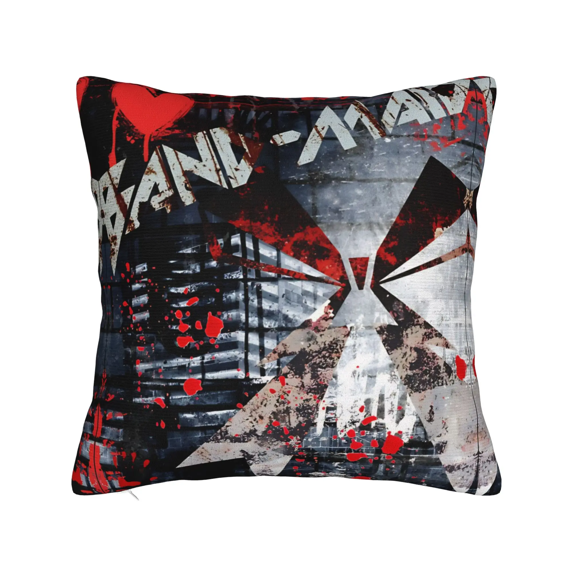 Band-Maid Japan Rock Square Pillowcases Polyester Home  Cushion Case Funny Decorative Pillowcase 40*40