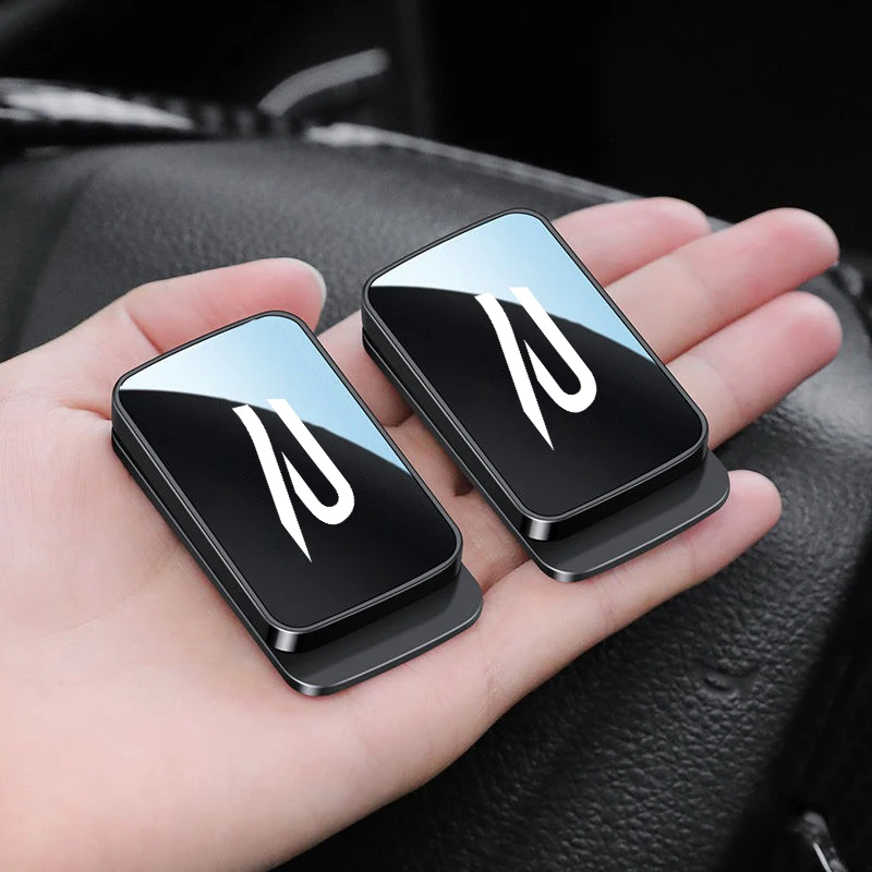 1PC Magnetic Car Styling Supplies Seat Belt Holder Stabilizer New R Logo For VW Volkswagen Golf 8 MK8 Auto Interior Accessories