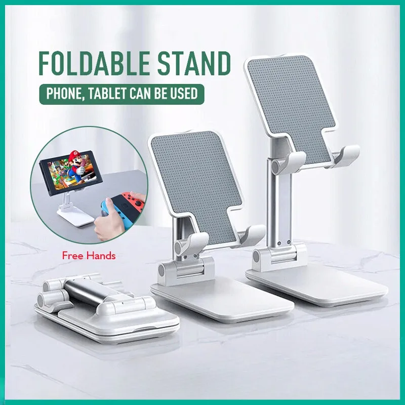 High Quality Desktop Tablet Holder Table Cell Foldable Extend Support Desk Mobile Adjustable Phone Holder Stand