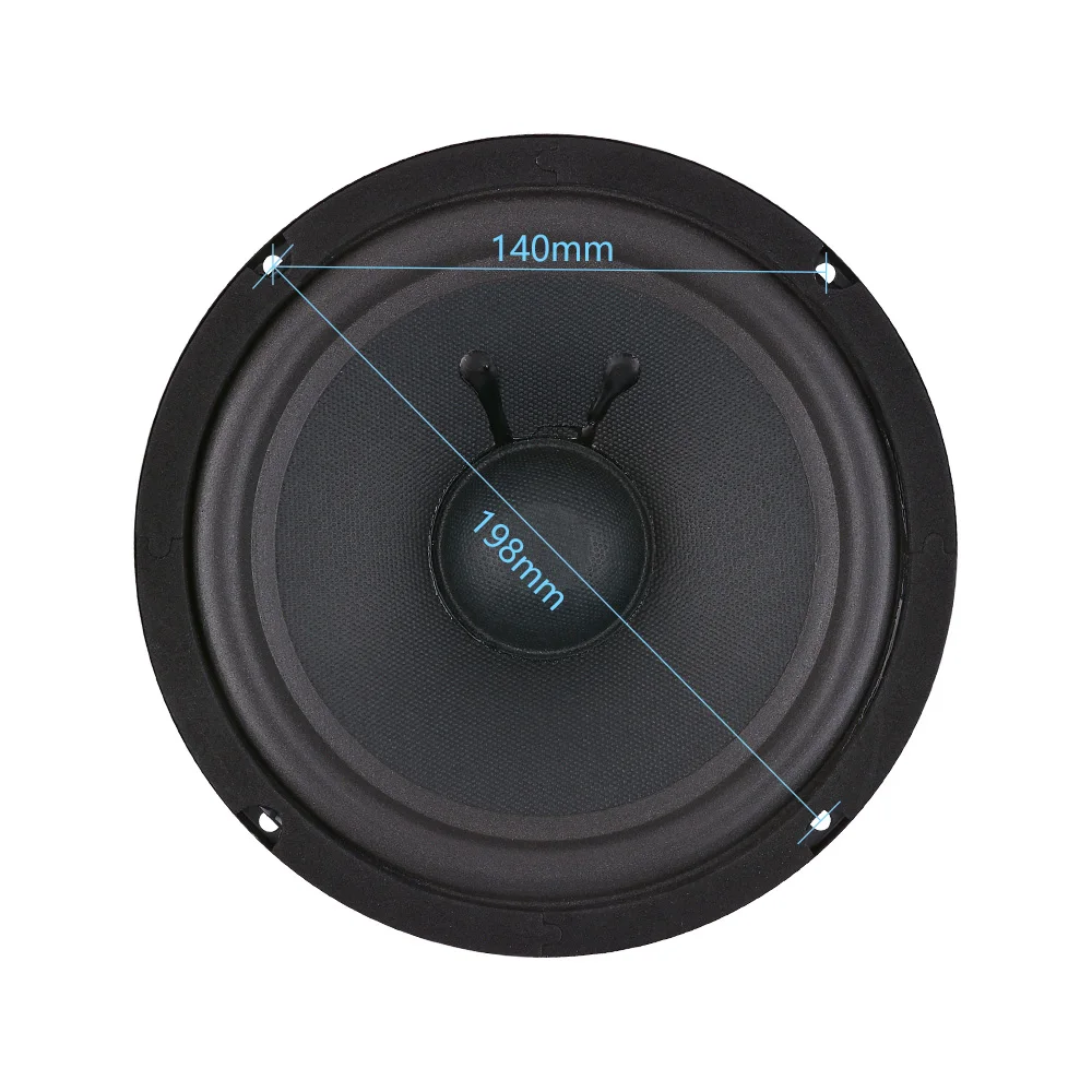 AIYIMA, 1 Uds., altavoz Subwoofer de 8 pulgadas, 4 Ohm, 80W, Audio de graves, altavoces de música, altavoz de graves DIY para cine de sonido en casa HIFI