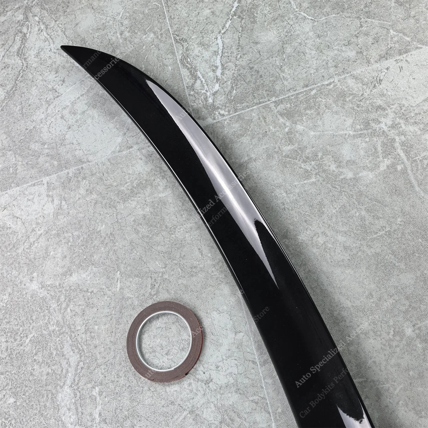 سبويلر خلفي لسيارة BMW G30 باللون الأسود اللامع P 520d 530i 530e 530d 540i M550i M550d 2017-2023 أطقم هيكل الجذع الخلفي #5