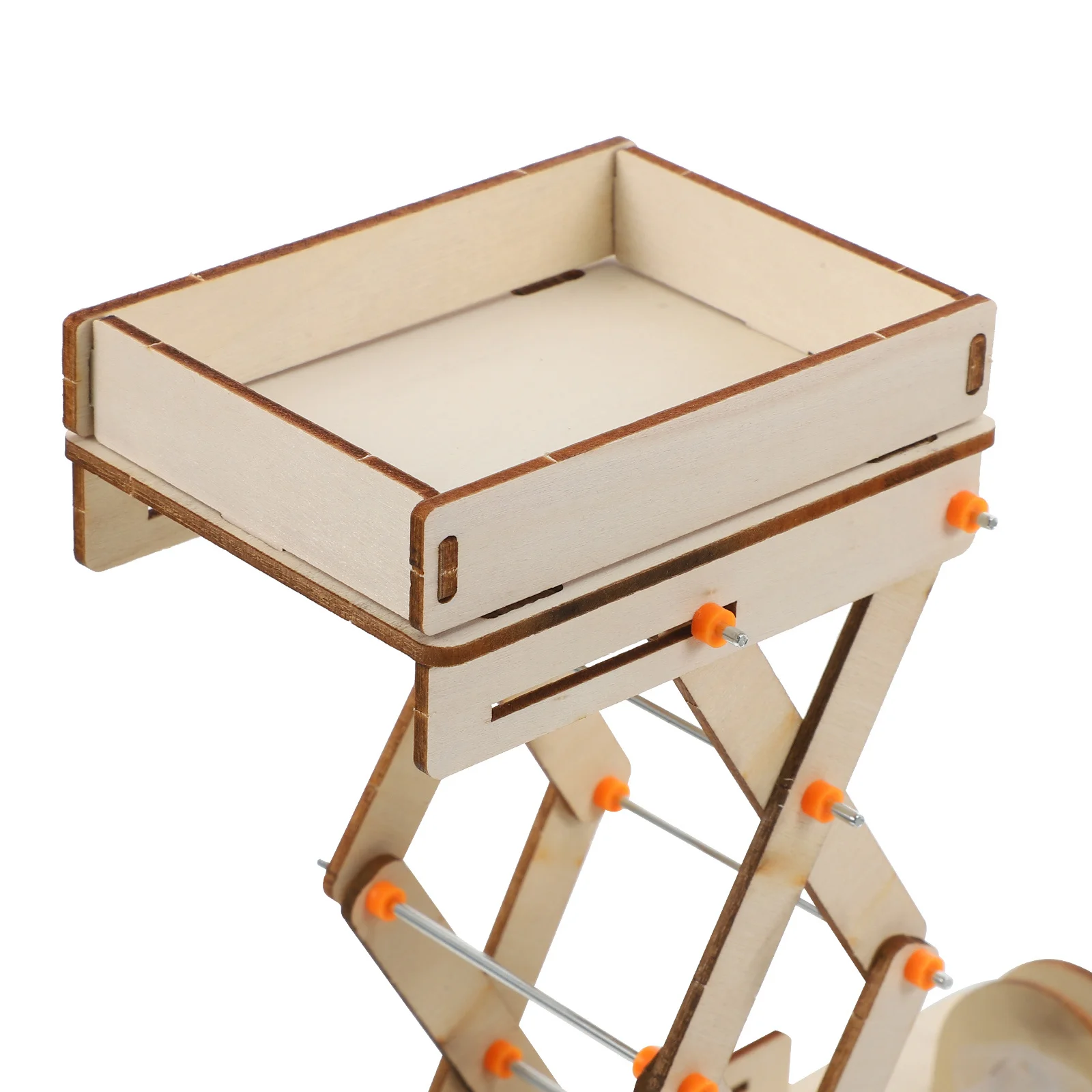 Kit scientifico educativo per macchina da laboratorio fai-da-te Materiali in legno per bambini Esperimenti scientifici Sollevamento idraulico regolabile