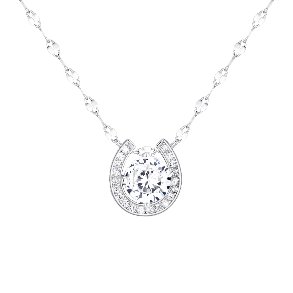 

S999 Sterling Silver Necklace Female Collar Chain Qixi Gift