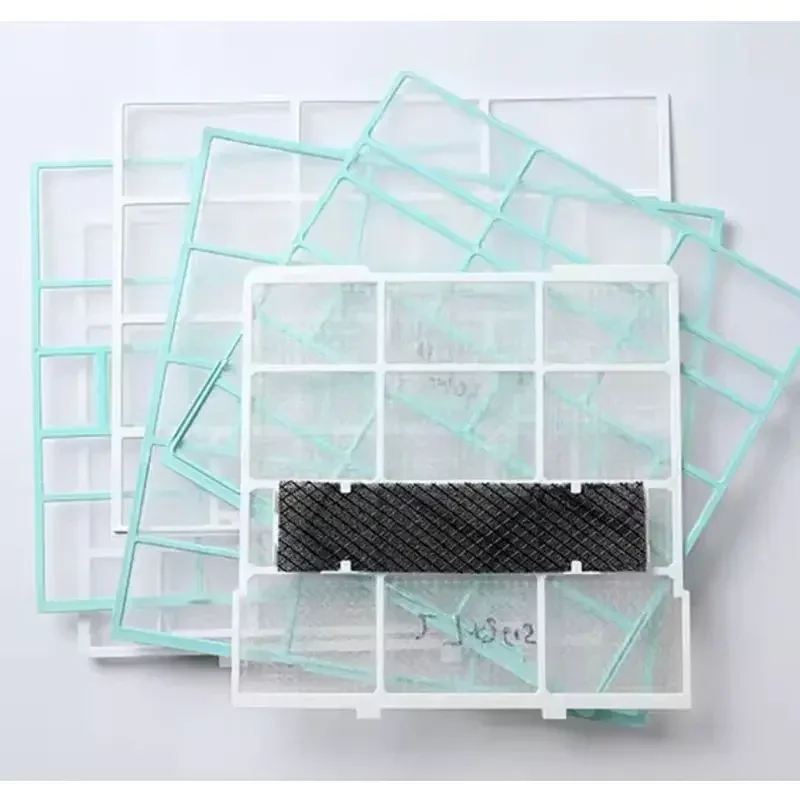 에어컨 콘센트 에어 벤트 청소 필터 교체 스폰지 Midea 벽걸이 형 에어컨 부품 용 먼지 방지 네트 메쉬