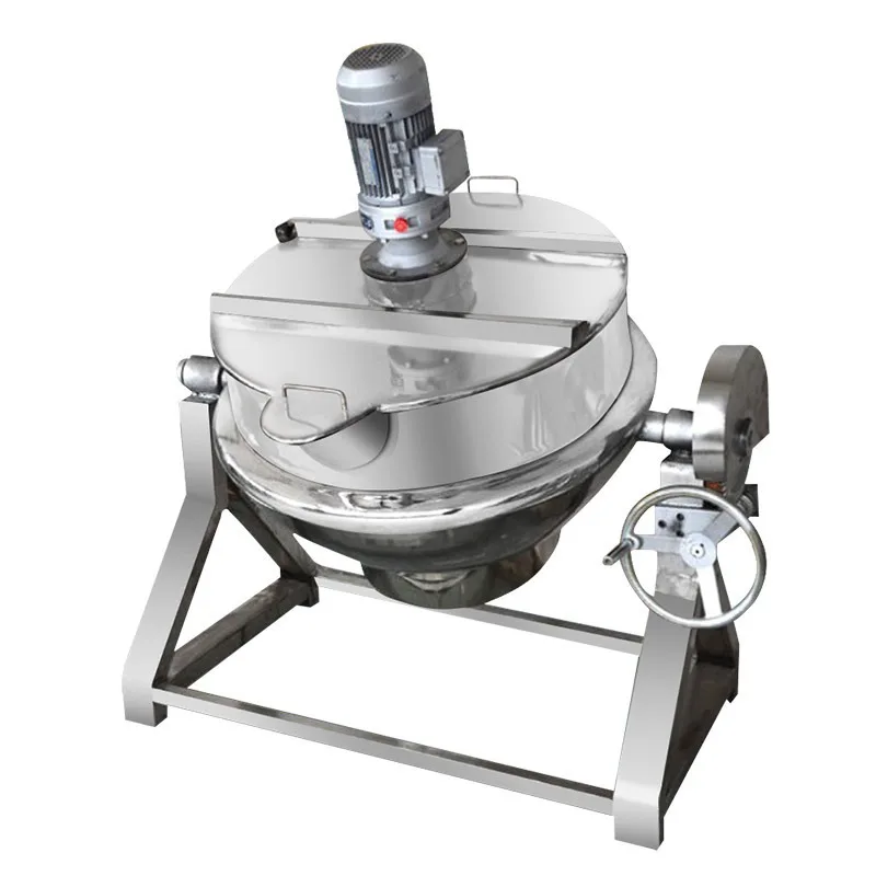 

Tilting electric heating interlayer pot 50L concentration, electric heating heat conducting oil interlayer pot