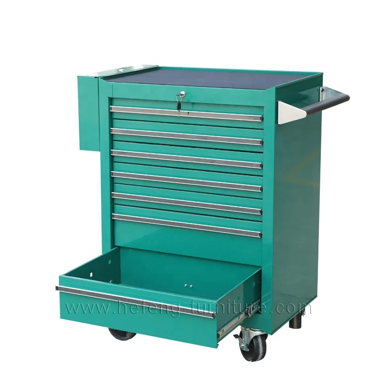 

Workshop Metal Tools Boxes Cabinet Cart With Wheel Workshop Trolley