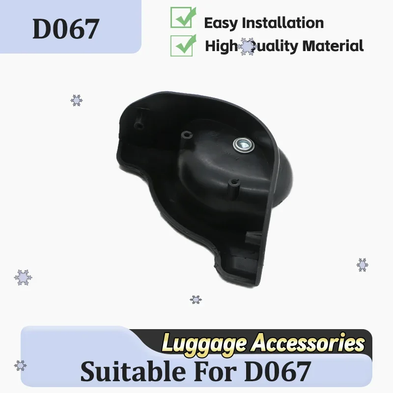For D067 Premium Luggage Wheels 360° Rotation TPU Ultra-Quiet Heavy Duty Universal Suitcase Repair Parts