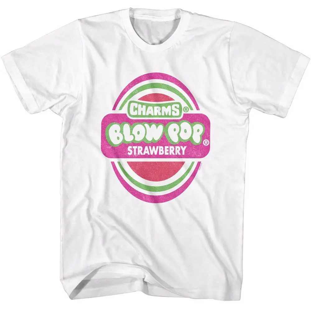 Tootsie Roll Strawberry Blow Pop White Brands T Shirt