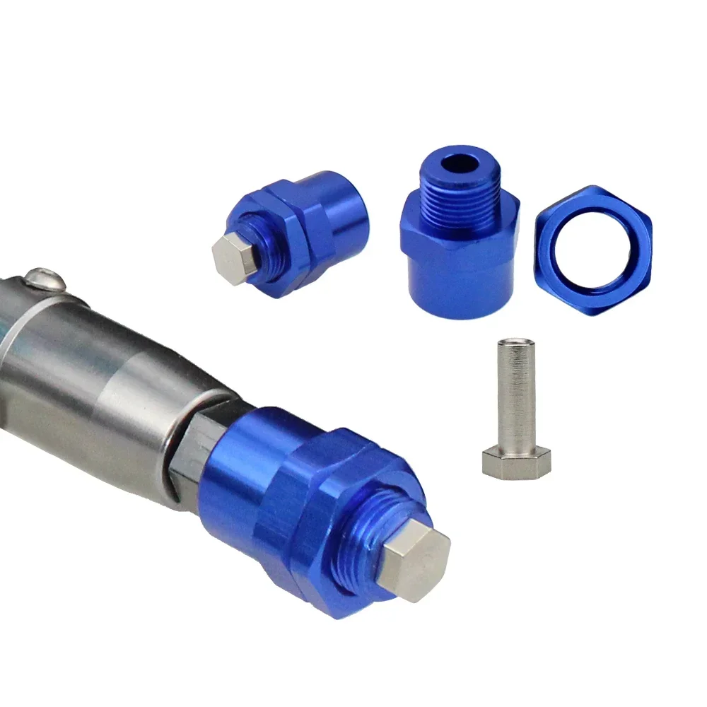 Metals Aluminum Alloy Hex Adapter 12mm To 17mm Wheel Hex Hubs Adapter Extension Conversion Nuts for 1/8 1/10 RC Car Upgrade