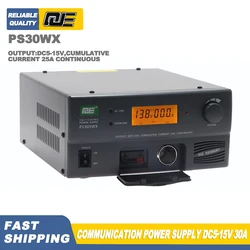 QJE PS30SWX Radio Communication Power Supply DC5-15V 30A Base Station Switching Power Supply