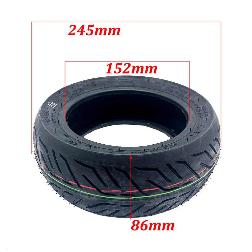 10x3.00-6 CST Tubeless Tire 10x2.50/3.0 Vacuum Tyre Valve for 10 Inch Electric Scooter Wear-resistant High-quality Parts