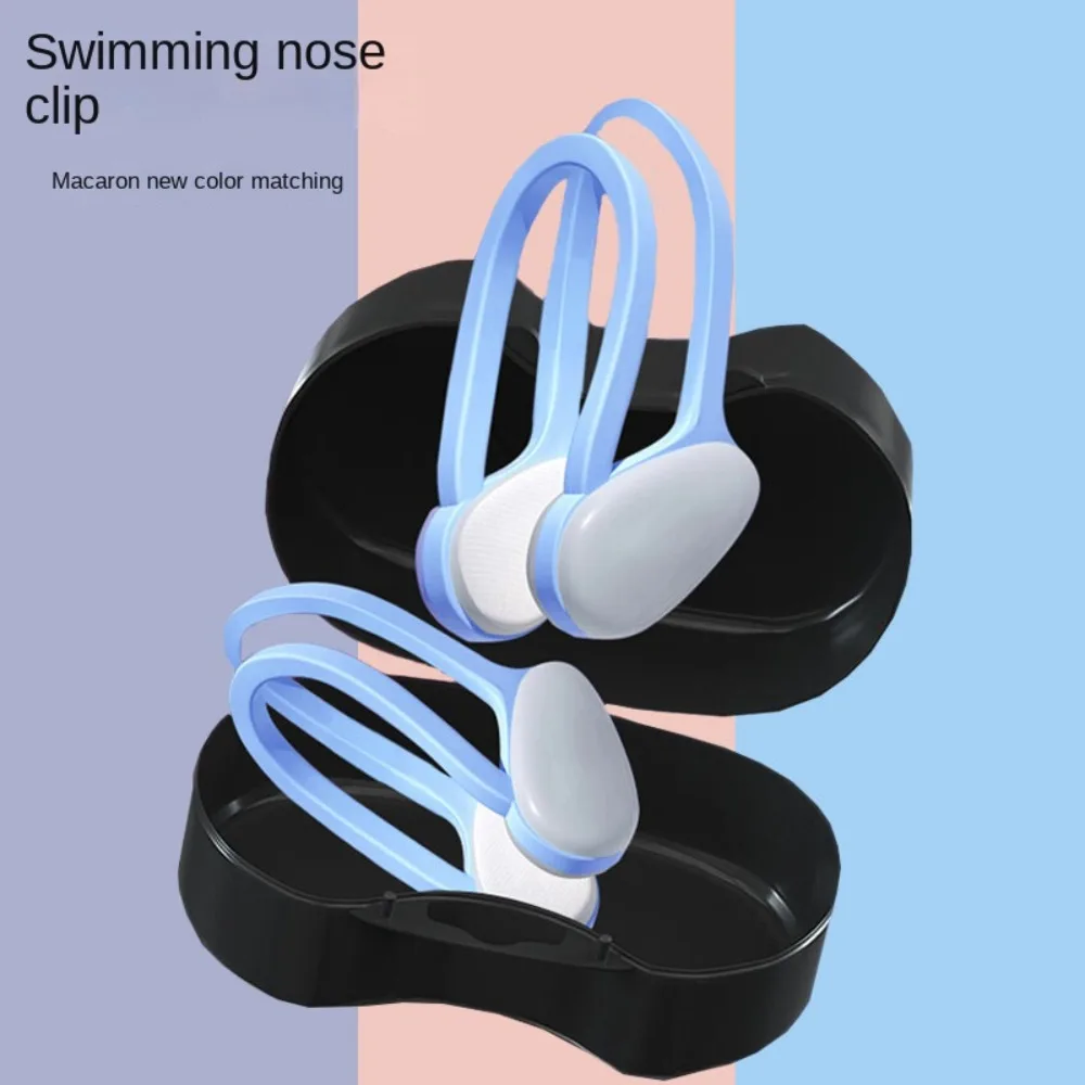 1 Pair Non-slip Swimming Nose Plugs Waterproof Reusable Swim Nose Clip Durable Comfortable Silicone Nose Protector Swimming