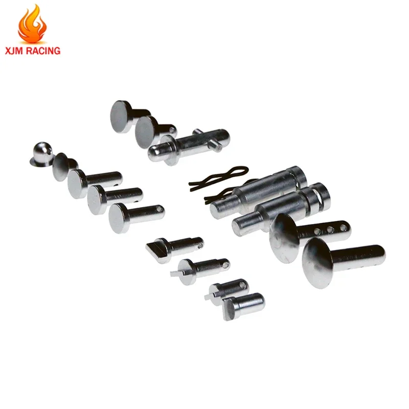 Legering Wing Pins Gear Cover Radio Box Shell Body Pin Reparatie Kit voor 1/5 HPI Rofun Rovan BAJA KM 5B 5T 5SC Truck Onderdelen