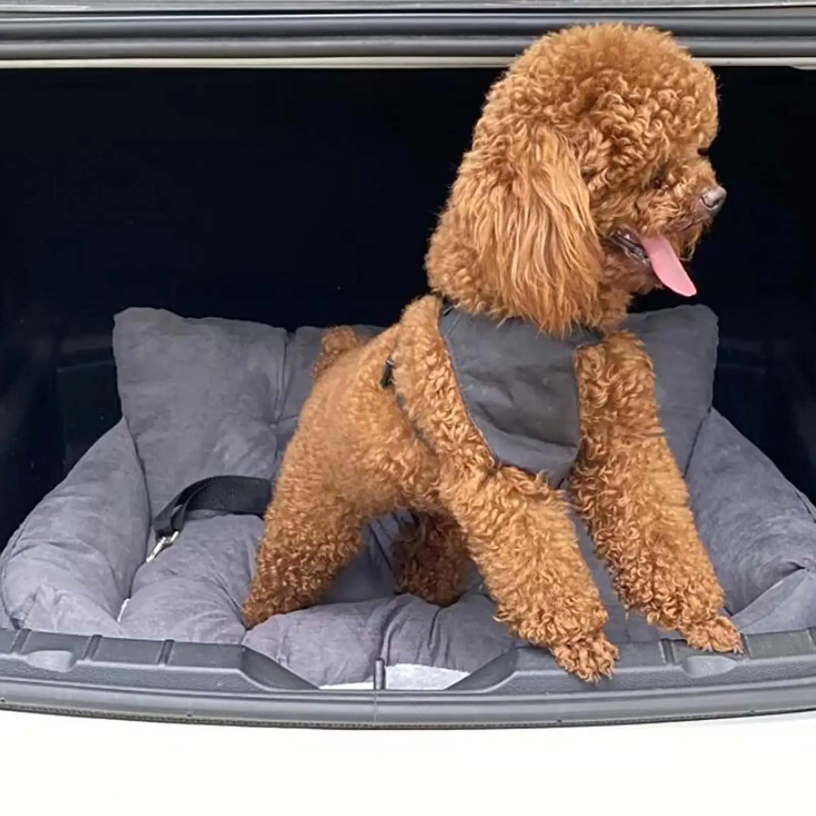 Dog Booster Seat Sofa Pets SUV Seat Portable Carrier Bed Comfortable Dog Car Seat Nest for Medium Large Dogs Puppy Supplies