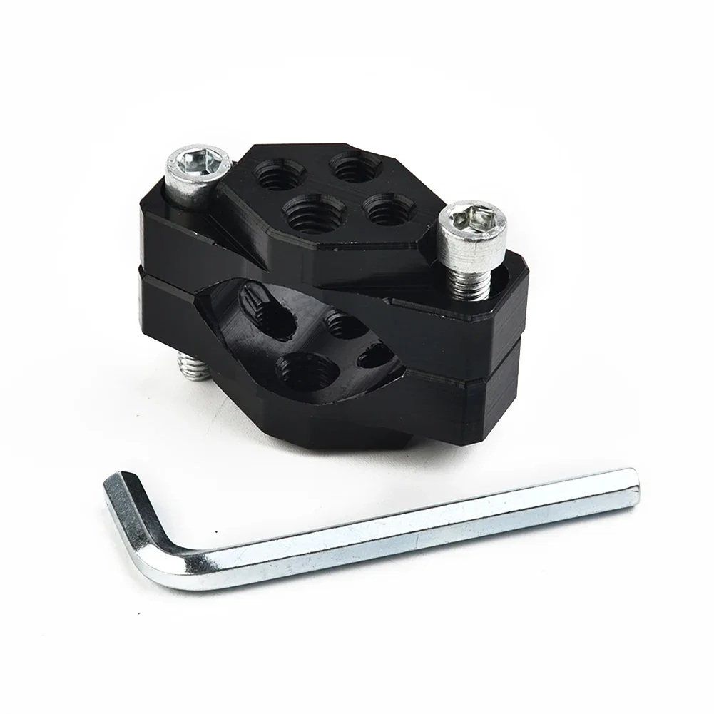 Alloy Motorcycle Stent 17-32mm Bracket Bumper Clamp Auxiliary Spotlight Headlight Mount Clip Light Phone GPS Handlebar Holder