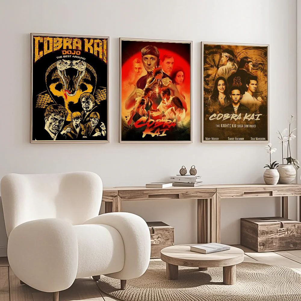 C-Cobra Kai Pôster da série de - Home Office And Tv Room Ideas avaliação e preço