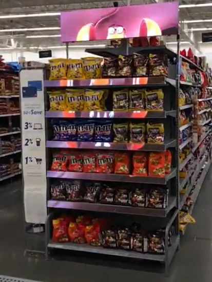 Tela colorida interna sinalização digital reprodutor de publicidade prateleira borda ultra ampla prateleira tela de exibição led