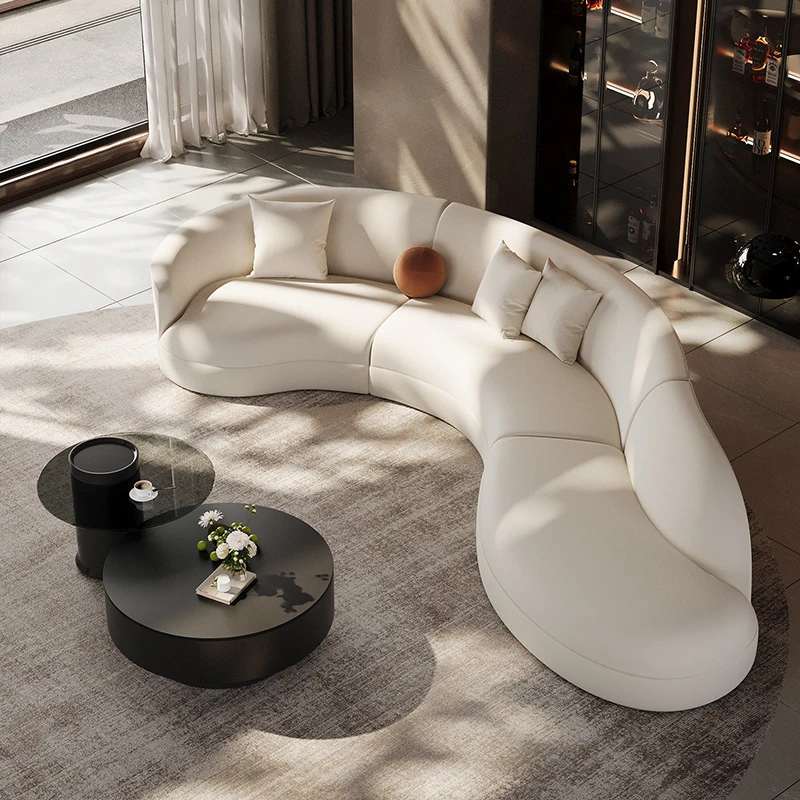 

Скандинавский роскошный изогнутый диван, современный салон красоты, офис продаж, офис, VIP-ресепшн, диван, коммерческая мебель Диваны Раскладные FYSS