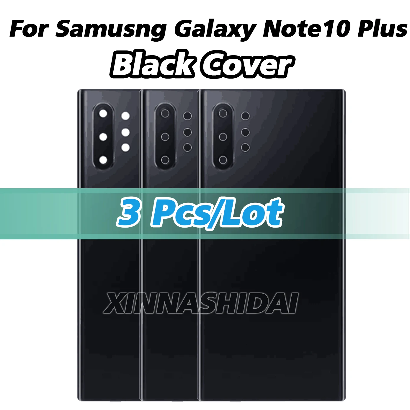 3pcs black cover