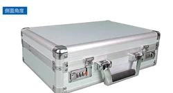 Caja fuerte portátil con cerradura de combinación de aleación de aluminio, Mini caja fuerte para dinero con almacenamiento de documentos y clasificación de datos, caja secreta