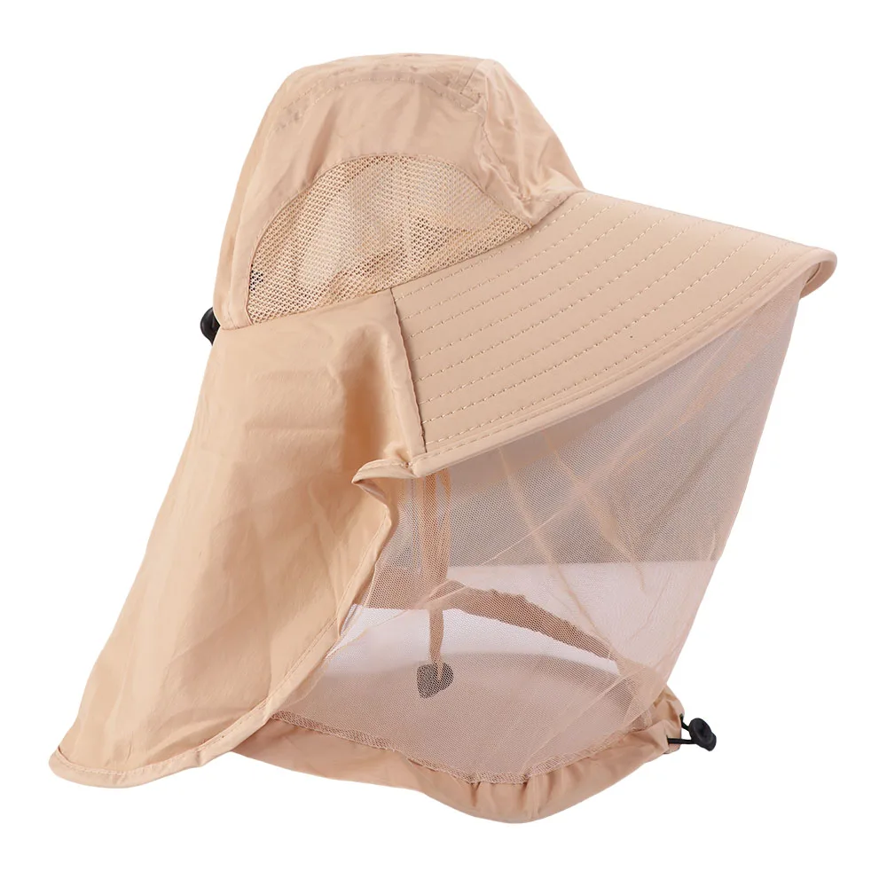 Atmungsaktiver, faltbarer Bienen- und Mücken-Hut mit breiter Krempe, UPF50+ Sonnenschutz, Netzüberzug, Outdoor-Freizeit-Sonnenschutzhut, Unisex – Detail 9