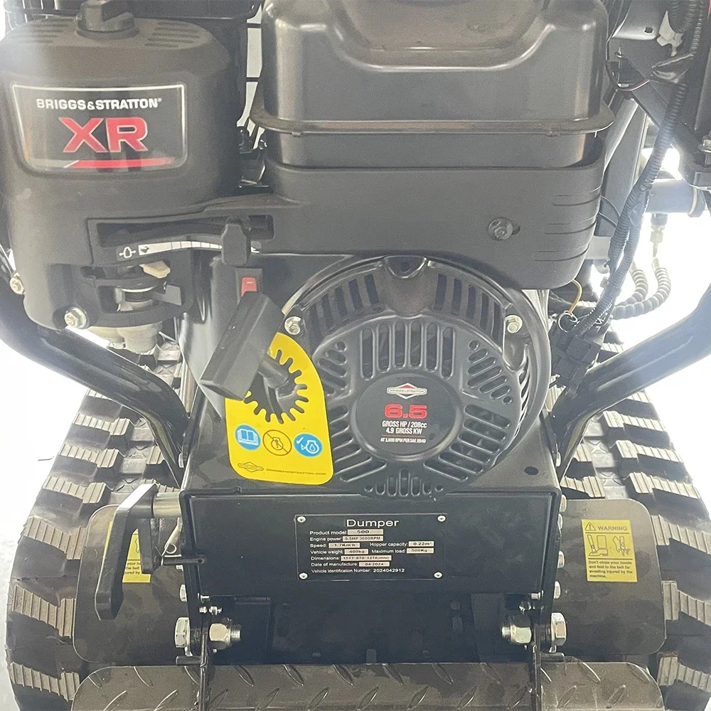 Mini-Raupenkipper, multifunktionaler Kipper, 500 kg, Mini-Transportwagen, Muldenkipper, Bau