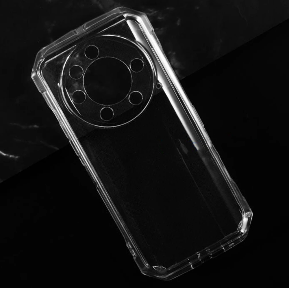 Soft Silicone Black Case For Doogee S110 6.58" TPU Bumper Case For Doogee S110 S 110 S110 Back Phone Cover