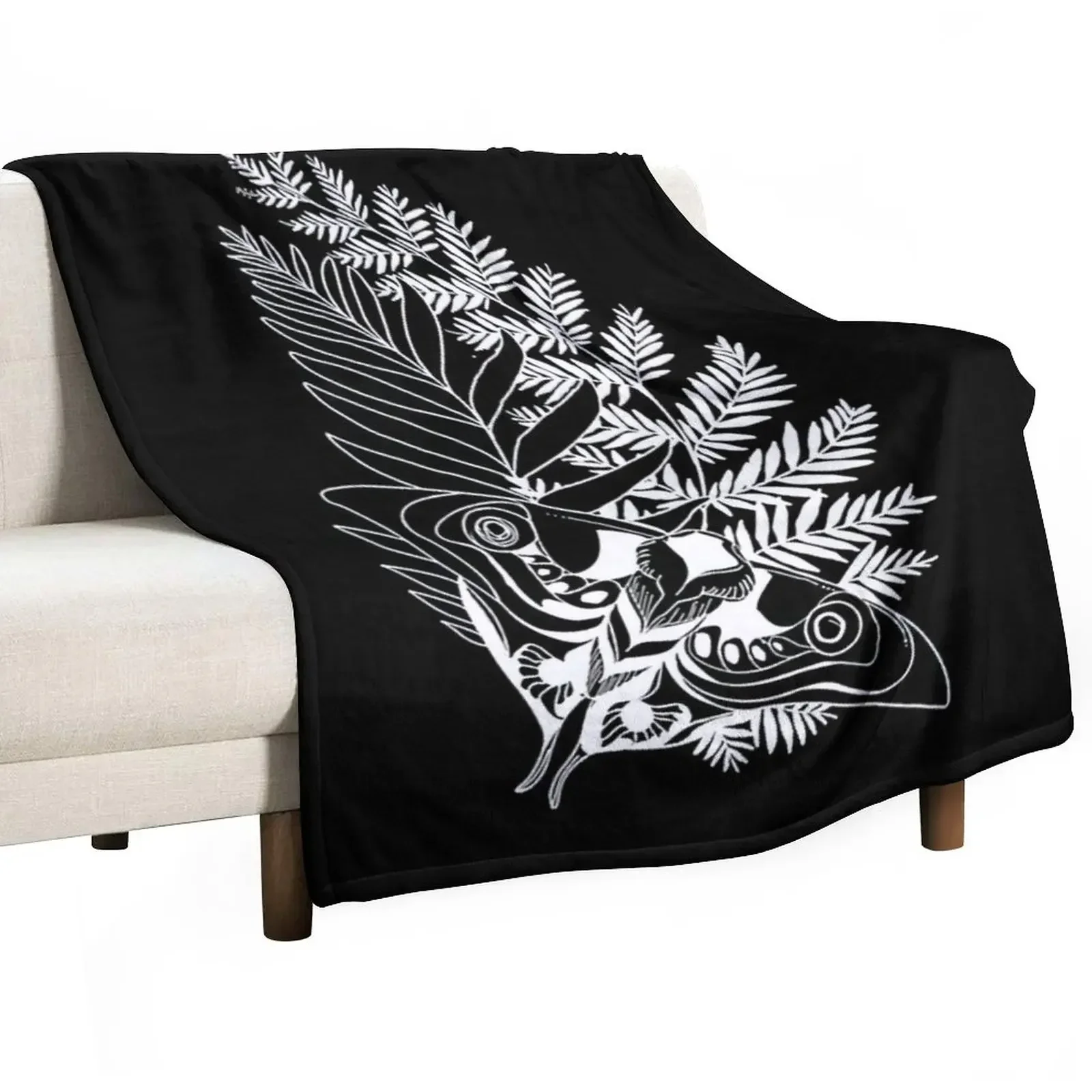 Ellie Tattoo Throw Blanket warm for winter sofa bed blankets and throws Blankets