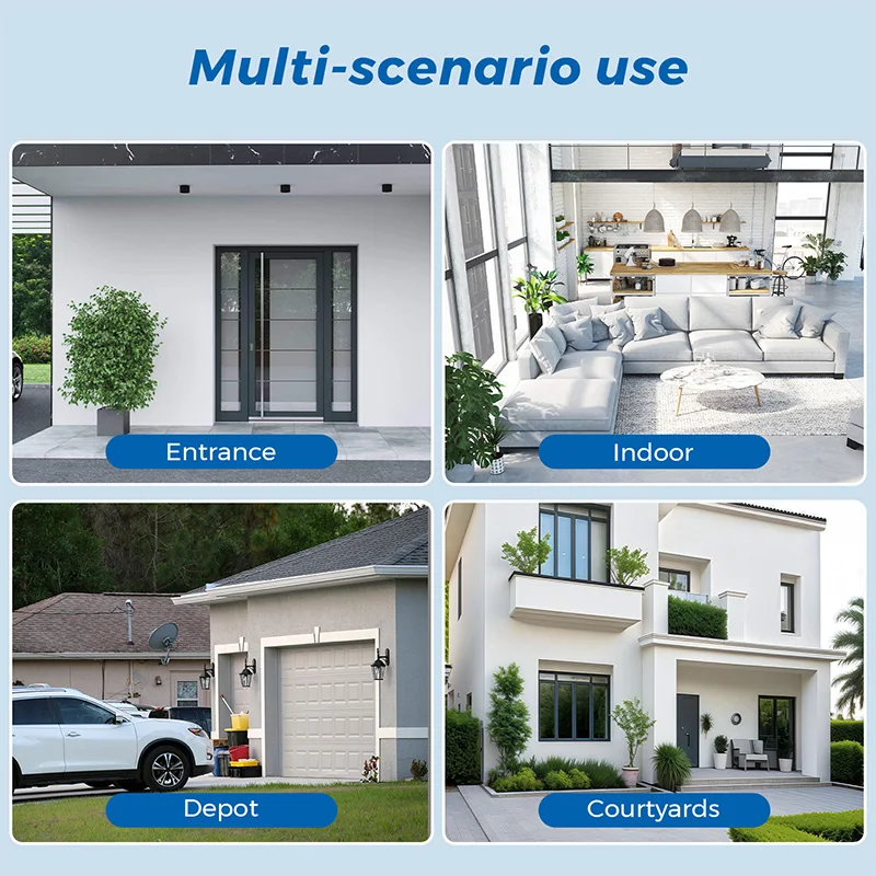 Wistino 10MP Dual Lens Outdoor 5G Wifi Security Camera Night Vision Full Color AI Motion Detection Cctv Camera System