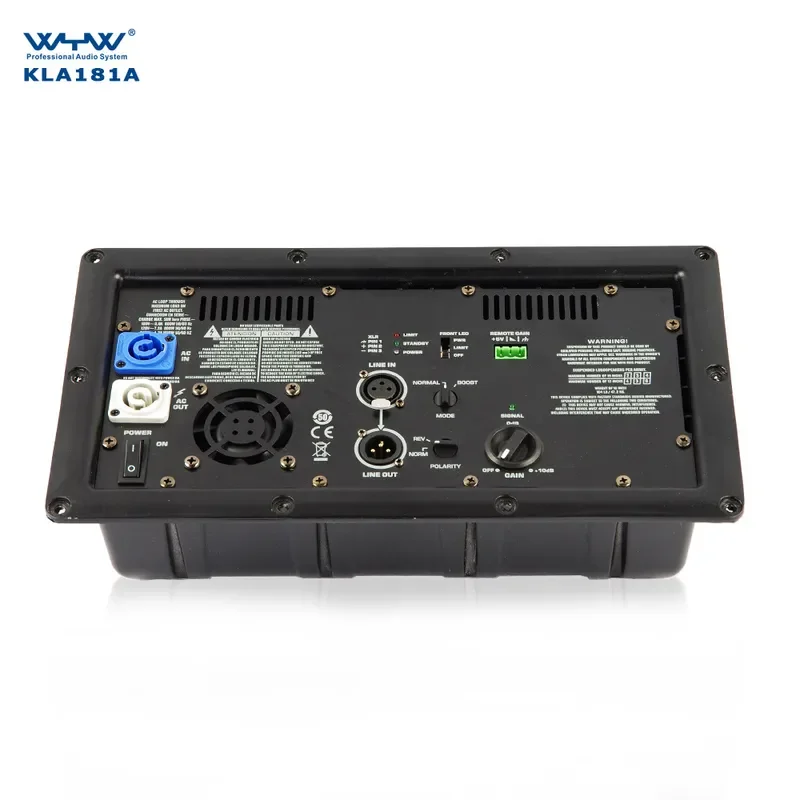 Active Speaker Amplifier Module 15 Inch 18 Inch Professional Bass Subwoofer Digital Power Amp Rear Panel for Stage DJ Party