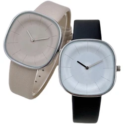 Simple Square Women Watches Leather Fashion Ladies Wristwatch Big Dial Relogio Feminino Female Quartz Watch Clock Elegant Gift