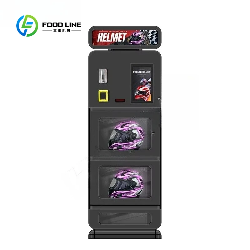 Customized Dry Cleaning Deodorizing Helmet Vending Machine Smart Self Automatic For Motorcycle Helmet Cleaning Reliable
