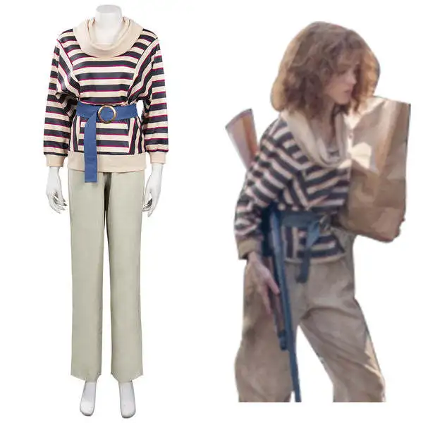 

Anime TV Eleven Things Season 4 Nancy Wheeler Sweatshirt pants Cosplay Costume Outfit Halloween Carnival Suit Adult Children