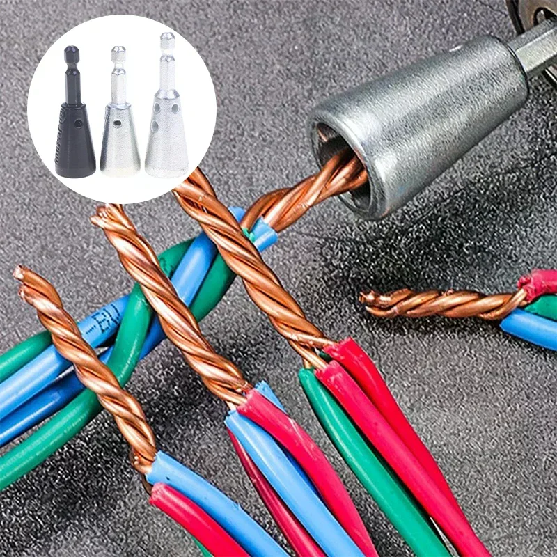 Wire Twisting Tools Handle Electrician Quickly Twister Twister Wire For Power Drill Drivers Twister Twisted Twist Cable Device