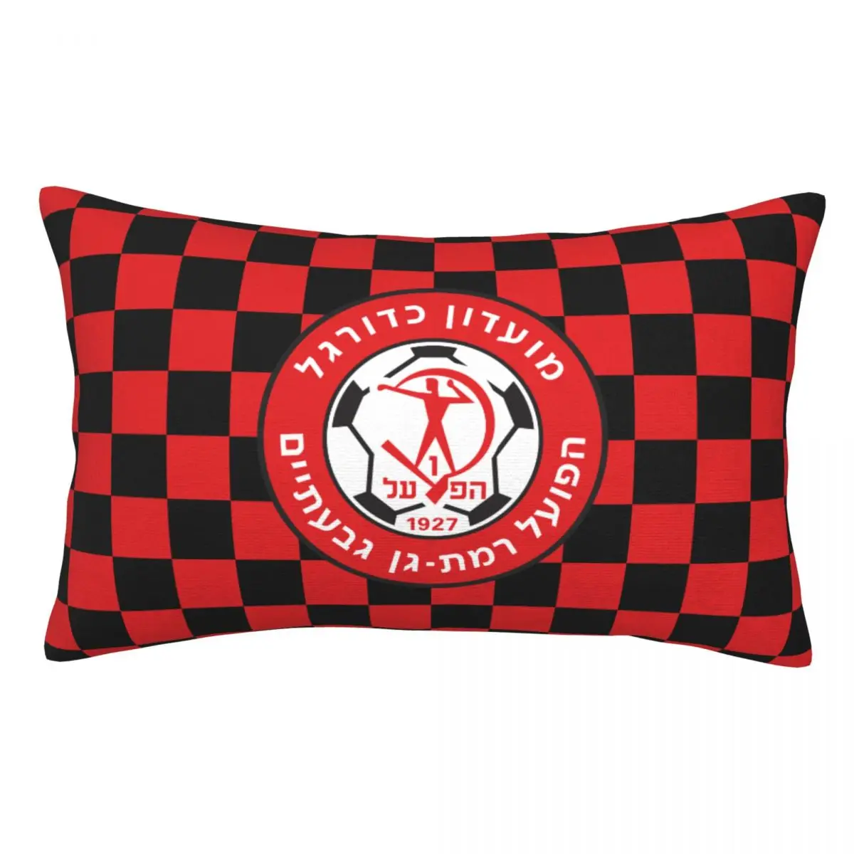 Israel Hapoel Ramat Gan Givatayim Fc Pillowcase Decorative Sofa Cushion Double-sided Printing Short Plush Pillowcase Home