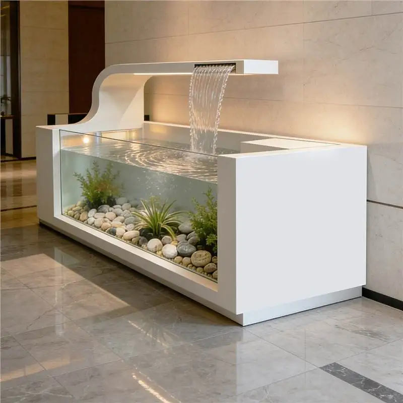 PYH outdoor decorative fish tank stainless steel courtyard features outdoor garden fountain ornament fish pond