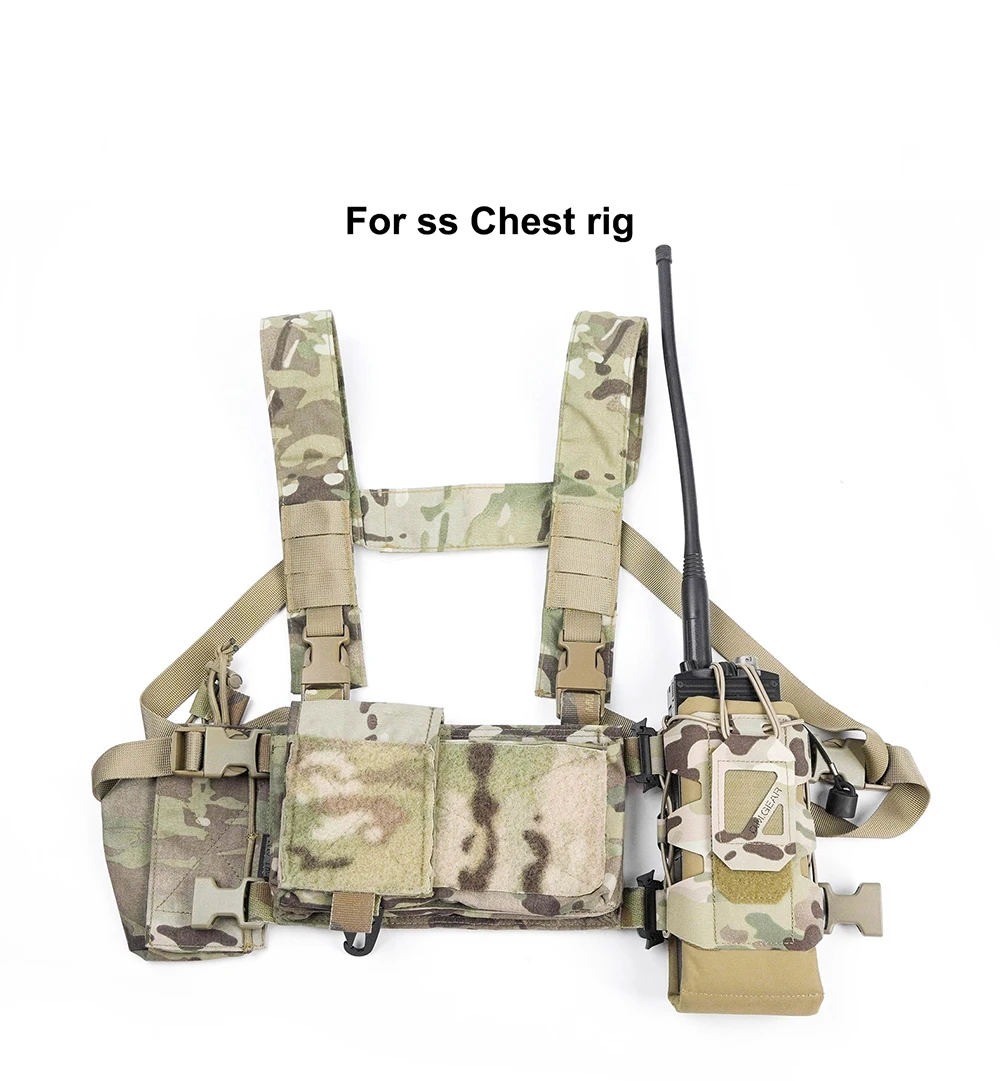 DMgear-Tactical Multi-Function Bolsa Garrafa de Água, Radio Pouch, MOLLE Chaleira, Chaleira Ajustável Bag, Caça e Paintbal