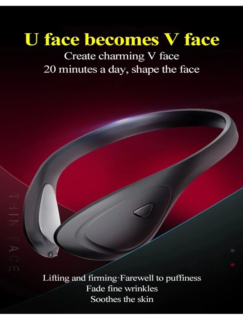 Face Slimming Device Electric Sonic Smart Beauty Device Anti-Aging Lifting and Firming