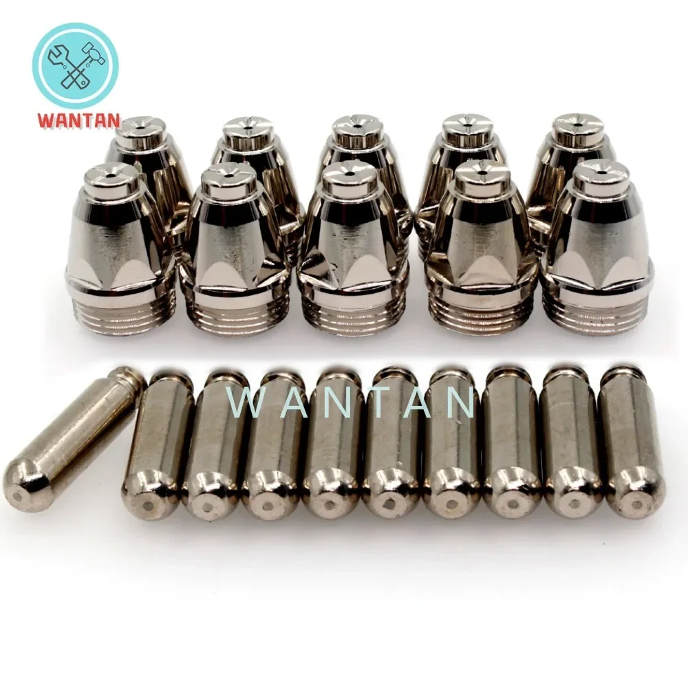 20pcs SG-55 / AG-60 Electrode Nozzle Tips 60 Amp Plasma Cutter Torch Consumables PKG/20 1.0mm / 1.2mm