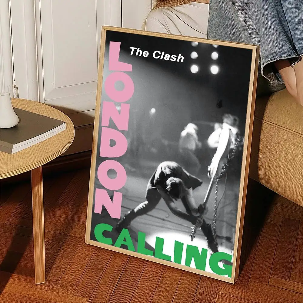 كلاش ذا باند ملصق طباعة لغرفة النوم غرفة المعيشة ديكور المنزل اللوحة جدار الفن HD صورة جدارية #6