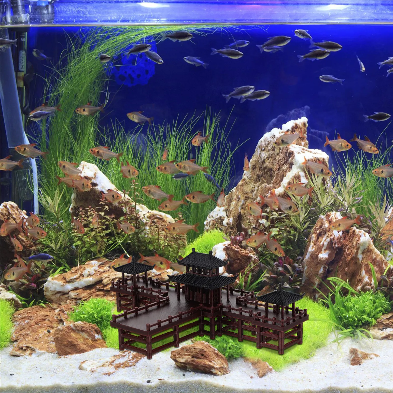 Bonsai Garden Landscape Design - Ornamento Tradicional Chinês em Miniatura Realista
