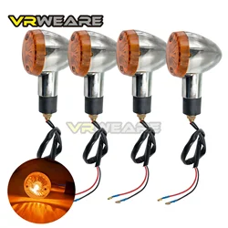 Motorcycle Turn Signals Lights  For Honda Shadow Aero For Kawasaki Vulcan VN800 900 1500 1600 1700 2000Custom Honda VTX1300 C R