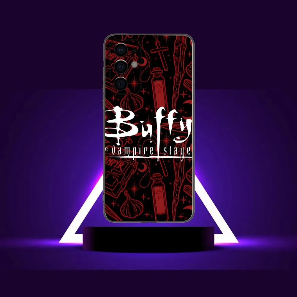 B-BuffyS The Vampire Slayer  Phone Case For Samsung Galaxy A13,A21s,A22,A31,A32,A52,A53,A71,A80,A91 Soft Black Shell