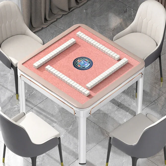 

Shanghai Baique Intelligent Mahjong Machine Home Fully Automatic Dining Table Dual Use Four Port Mahjong Table Electric Mute Mac