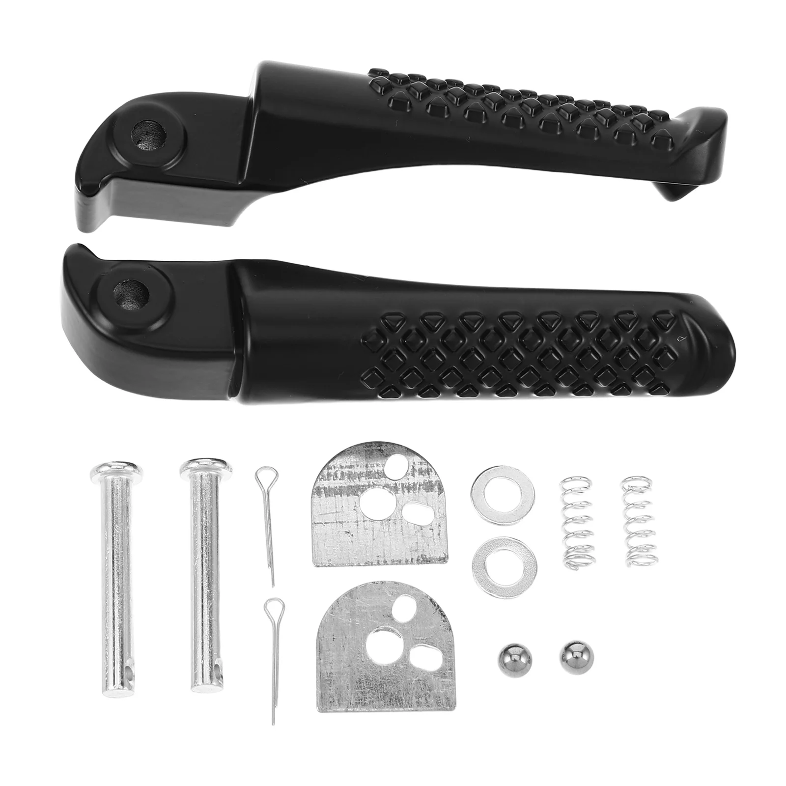 

1Pair Motorcycle Foldable Foot Pegs Kit Aluminum Alloy Black Mini Bike Footrest Accessories Foldable Foot Pedals Dirt Bike