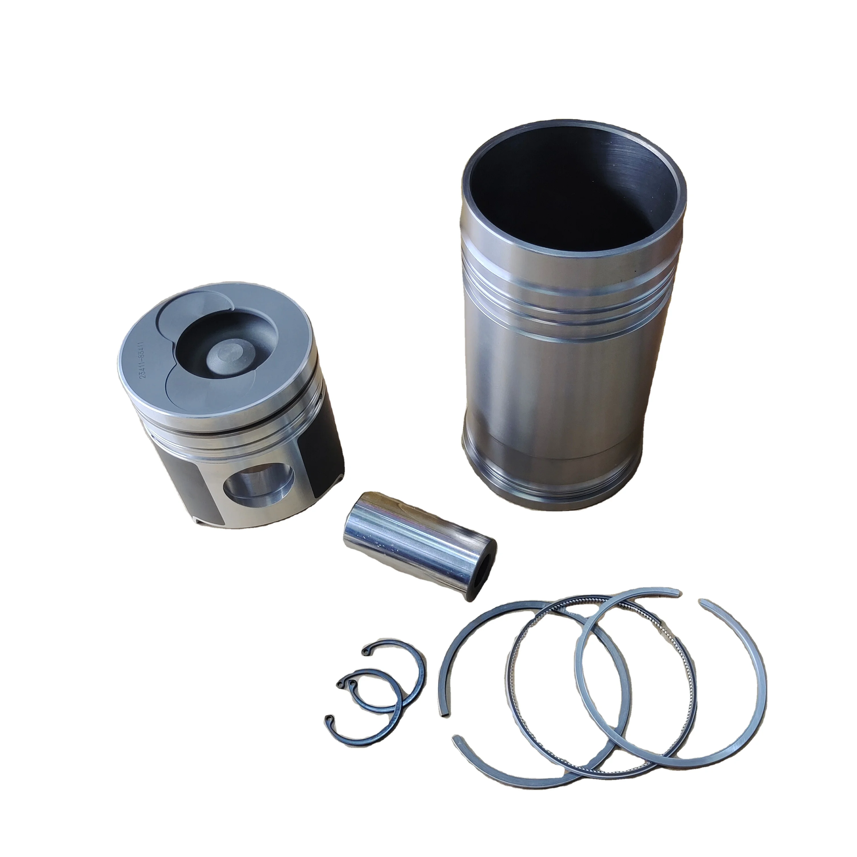 

D6AC-C1 D6AC Excavator Engine Overhaul Repair Kit Piston Ring Cylinder Liner Pin Gasket Kit Rocker Arm Rod