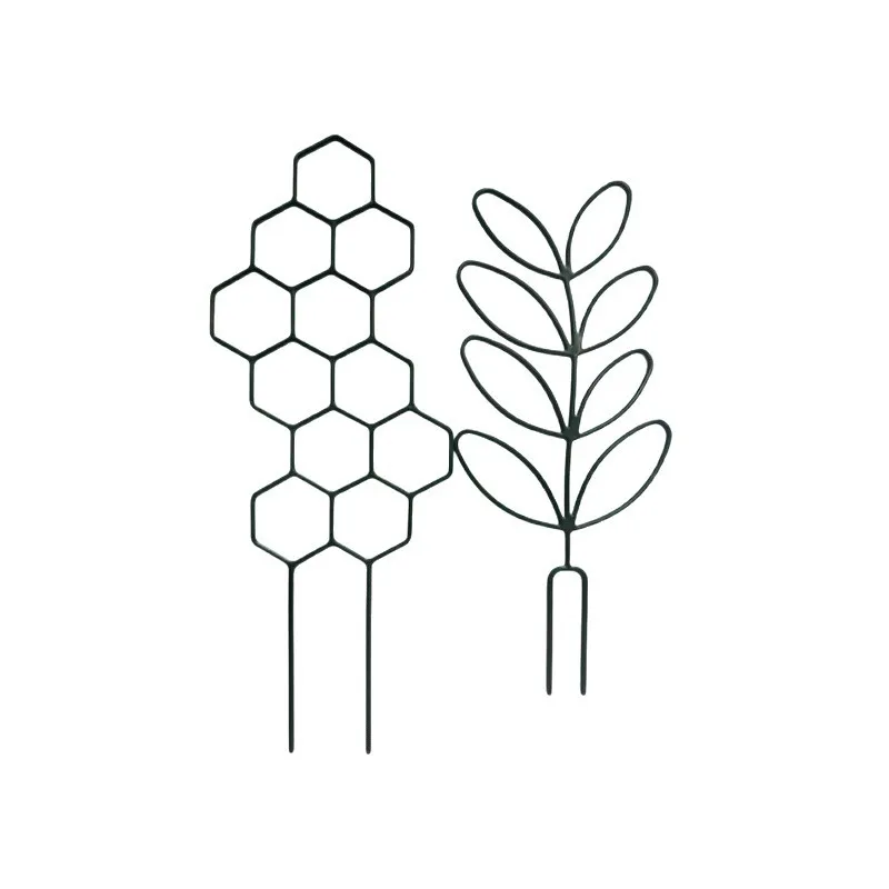 1 Stück Pflanzengestell im Wabendesign, Rostfreie Kunststoffstütze für Topfpflanzen und Blumen, Klettergerüst für Innen- und Außenbereich