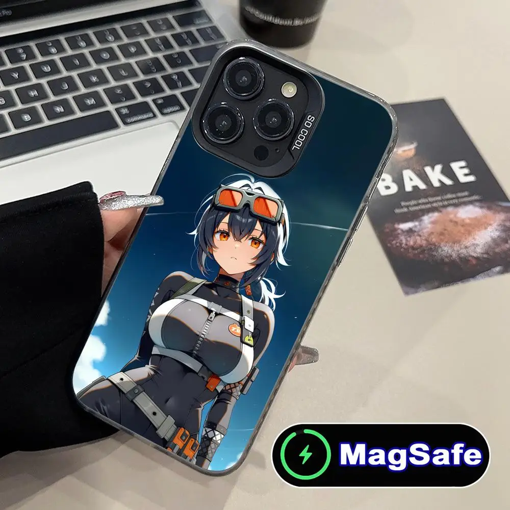 

ZZZ Grace Howard Phone Case for iPhone 16 15 14 13 12 11 Pro Max Plus MagSafe Translucent Colour Protective Pretty Cover Luxury